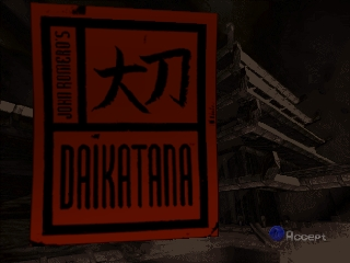 John Romero's Daikatana (USA) Title Screen